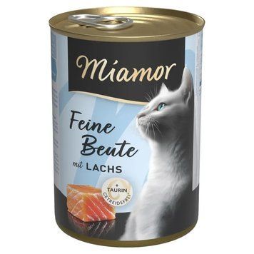 Вологий корм - Miamor Feine Beute Lachs для котів з лососем 400 г id_247 фото