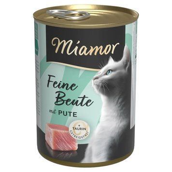 Вологий корм - Miamor Feine Beute Pute для котів з індичкою 400 г id_245 фото