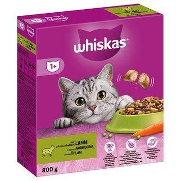 Сухий корм Whiskas 1+ зі смаком баранини 800г (Німеччина) 2178986742 фото