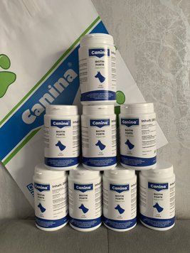Вітаміни для собак Canina Biotin Forte 60 таблеток, 200 г (для шкіри та шерсті) 2093035491 фото