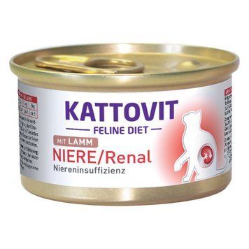 Дієтичний корм для котів Kattovit Niere / Renal Lamm (з ягням) 85 г id_257 фото