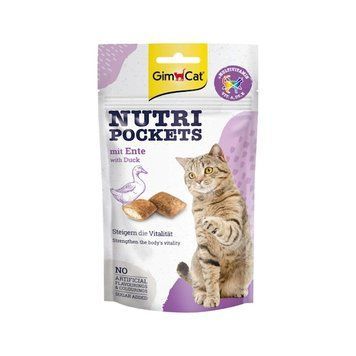 Ласощі для котів GimCat Nutri Pockets з качкою, 60 г 2244399108 фото
