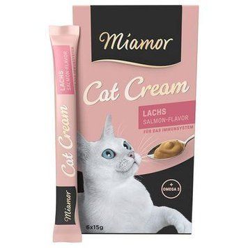 Ласощі для котів Miamor Cat Snack Salmon Cream з лососем 6 стіків по 15 грам 2274302 фото