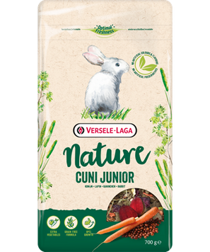 Беззерновий корм для кроленят до 8 місяців Versele‑Laga Nature Cuni Junior 700 г 53461407 фото