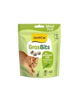 Ласощі GimCat GrasBits для котів, таблетки (вітаміни) з травою 140 гр id_147 фото