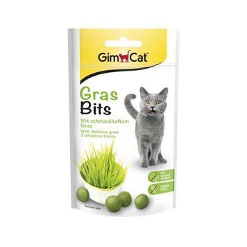 Ласощі GimCat GrasBits для котів, таблетки (вітаміни) з травою 140 гр id_147 фото
