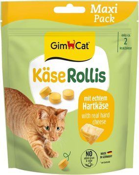 Ласощі GimCat Katzentabs Kase Rollis для котів, таблетки (вітаміни) з сиром, 140 грам id_79 фото